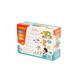 Игрушка развивающая 3D пазл №2 (21 элемент) (в коробке) - Полесье фото 12