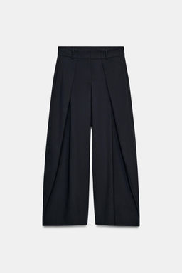 ZW COLLECTION WIDE-LEG TROUSERS WITH DARTS - Zara фото 16