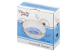 Салатник 14*14*5,5 см 500 мл Кантри небесно-голубой - Elan gallery фото 11