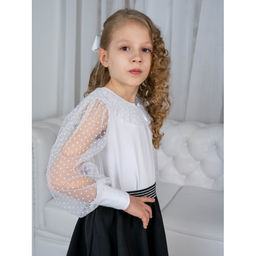 Блузка МИРА в школу для девочки 2-132