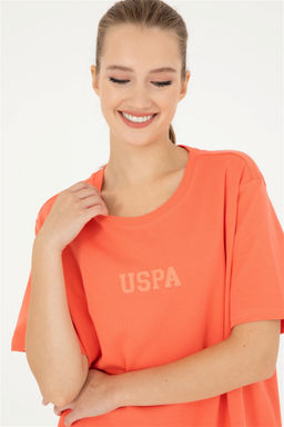 Женское трикотажное платье с цветком граната - U.s. polo assn фото 2