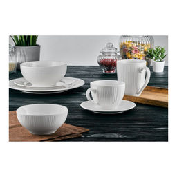 Миска из костяного фарфора Walmer Mallow, 0.25 л, цвет белый  фото 3