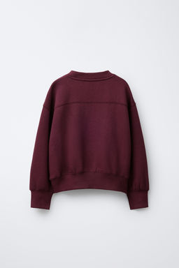CONJUNTO SUDADERA Y PANTAL?N JOGGER / Burgundy - Zara фото 3