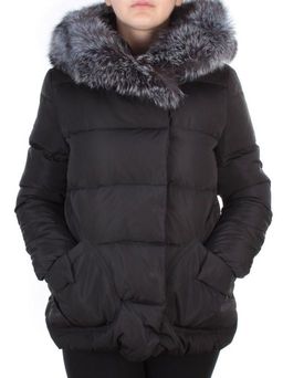 15133 BLACK Куртка зимняя женская (200 гр. холлофайбера) - Fashion фото 2
