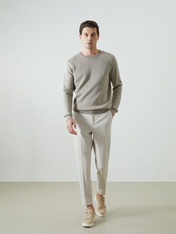 Bisiklet Yaka Erkek Triko Kazak