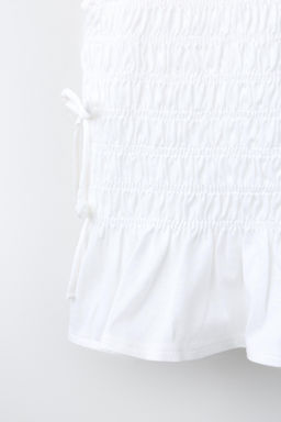 TOP GOMAS LAZOS / Blanco - Zara фото 4