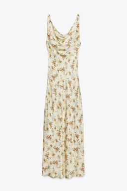 ZW COLLECTION PRINTED SATIN DRESS - Zara фото 14