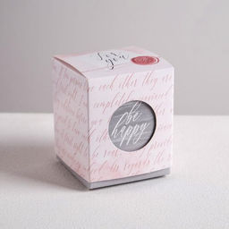 Цена за 5 шт. Коробка бонбоньерка, упаковка подарочная, «For you», 6×7×6 см