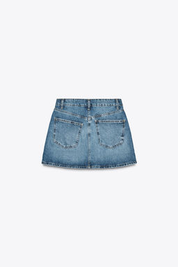 TRF DENIM MINI SKIRT - Zara фото 6