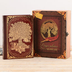 Родословная книга в шкатулке «Древо семьи», 56 листов, 20×26 см