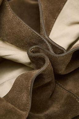 SPLIT SUEDE SHOULDER BAG - Zara фото 8