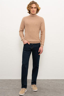 Мужской светло-коричневый меланжевый свитер Неожиданная скидка в корзине - U.s. polo assn фото 4