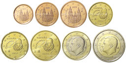 Годовой набор монет Евро 2023 года Испания (в блистере)