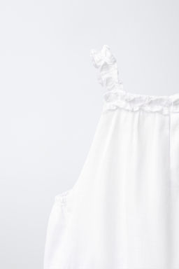 TOP HALTER CON LINO / Blanco roto - Zara фото 4