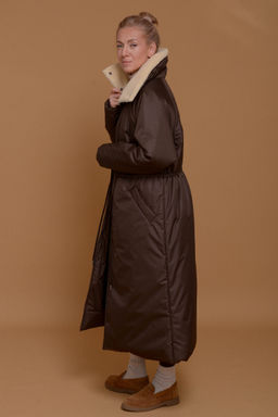 Утепленное пальто - N.u.d.e фото 7