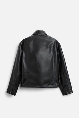 LEATHER EFFECT OVERSHIRT - Zara фото 6