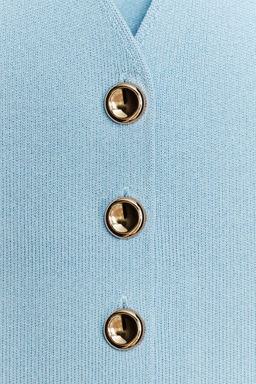 PLAIN KNIT WAISTCOAT TOP - Zara фото 18