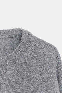 CASHMERE AND WOOL LONG SLEEVE SWEATER - Zara фото 5