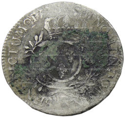 Монета 1 экю 1726 года Франция (Людовик XV)