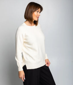 Джемпер #КТ8066, кремовый