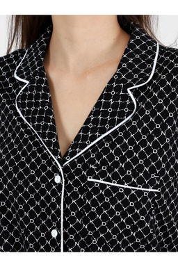 Пижама женская П-90 черный (хлопок, рр 42-54)