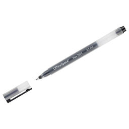 Цена за 5 шт. Ручка гелевая OfficeSpace "Max 2000" (382201) черная, 0.5мм., безстержневая