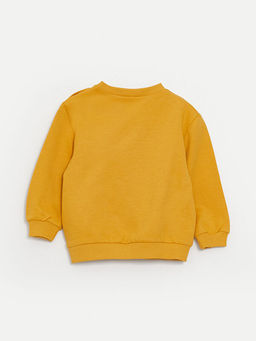 Bisiklet Yaka Uzun Kollu Bask?l? Erkek Bebek Sweatshirt 2li - Waikiki фото 2