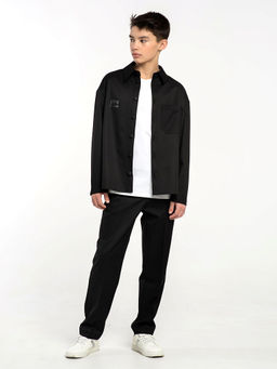 Черные школьные брюки для мальчика Mooriposh, модель 0914 фото 10