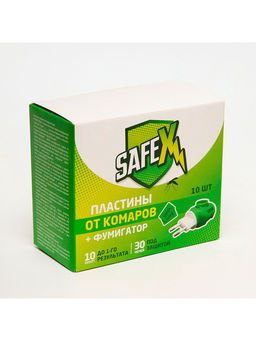 Цена за 2 шт. Комплект от комаров SAFEX( фумигатор+пластины), 1 шт.  фото 3