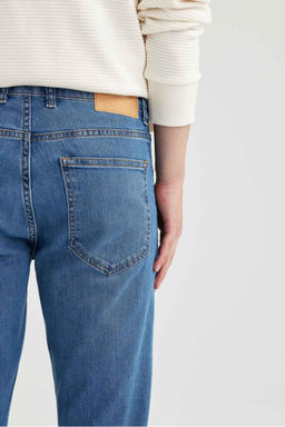 Pedro Slim Fit Джинсовые брюки узкого кроя с нормальной талией и узкими штанинами - Defacto фото 6