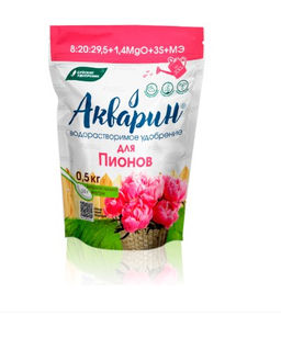 БХЗ АКВАРИН Пионы дой-пак 500 гр