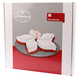 90033-320 Менажница на подставке 5 блюд 7пр керамика LR (х6) - Mayer&boch фото 3