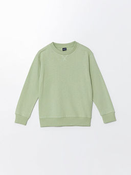 Bisiklet Yaka Erkek ?ocuk Sweatshirt