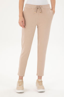 Женские спортивные штаны песочного цвета - U.s. polo assn фото 2