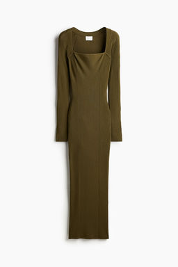 Vestido en punto mixto - H&m фото 5