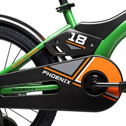 Велосипед 18" Rocket Phoenix, цвет зеленый