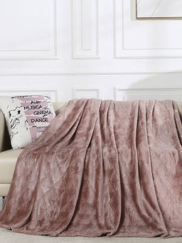 Плед Велсофт - Магнолия, цвет кофейный 150x200