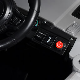 Электромобиль детский "Джип" (цвет серый)