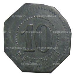 Монета 10 пфеннигов 1917 года Германия Нотгельд Хамборн