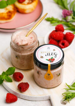 Крем-мёд с малиной, 180 г - Сибирский кедр фото 5