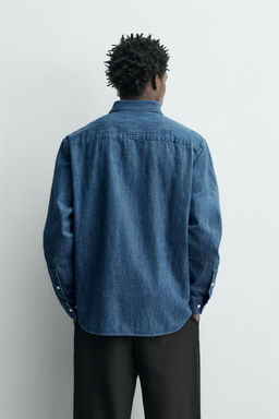 SELVEDGE DENIM SHIRT - Zara фото 12