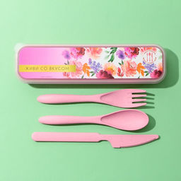 Набор столовых приборов Живи со вкусом, вилка, ложка, нож