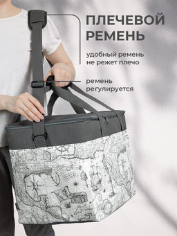 VAL EX-G-TB40 Термосумка 40 л, серый, EXPEDITION, шт - Valiant фото 9