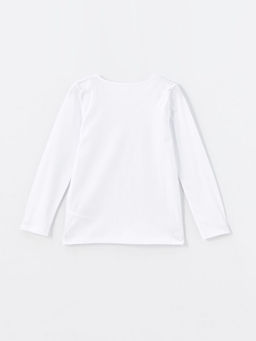 Bisiklet Yaka Uzun Kollu K?z ?ocuk Pijama Tak?m?