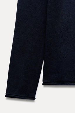 HIGH NECK WOOL BLEND SWEATER - Zara фото 7