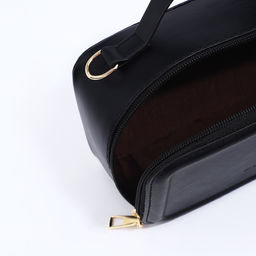 Сумка кросс-боди на молнии, цвет чёрный - Simaland фото 7