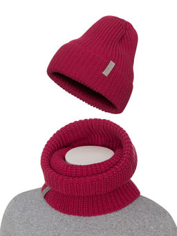 Комплект вязаный розовый Ш-118 (52-54)