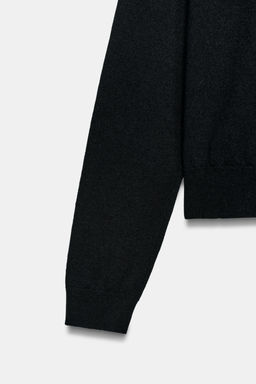 WOOL HIGH NECK JUMPER - Zara фото 7