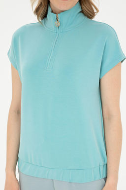 Женская базовая футболка светло-хаки с v-образным вырезом Неожиданная скидка в корзине - U.s. polo assn фото 13