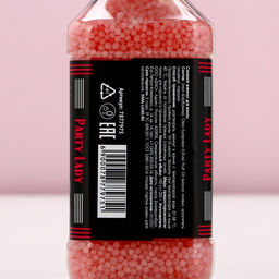 Жемчуг для ванны Party Lady, 190 г, аромат нежного пиона, Чистое счастье  фото 5